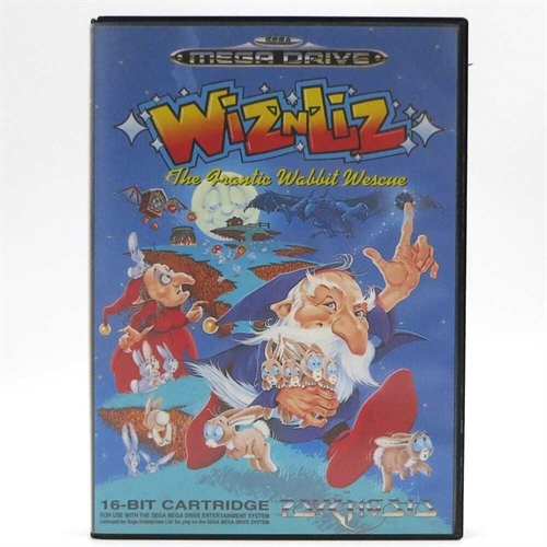 Wiz N Liz  - Komplet I Æske - Sega Mega Drive Spil (B Grade) (Genbrug)